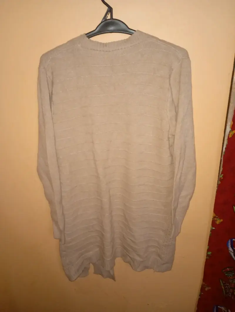 Cárdigan beige para mujer - 2