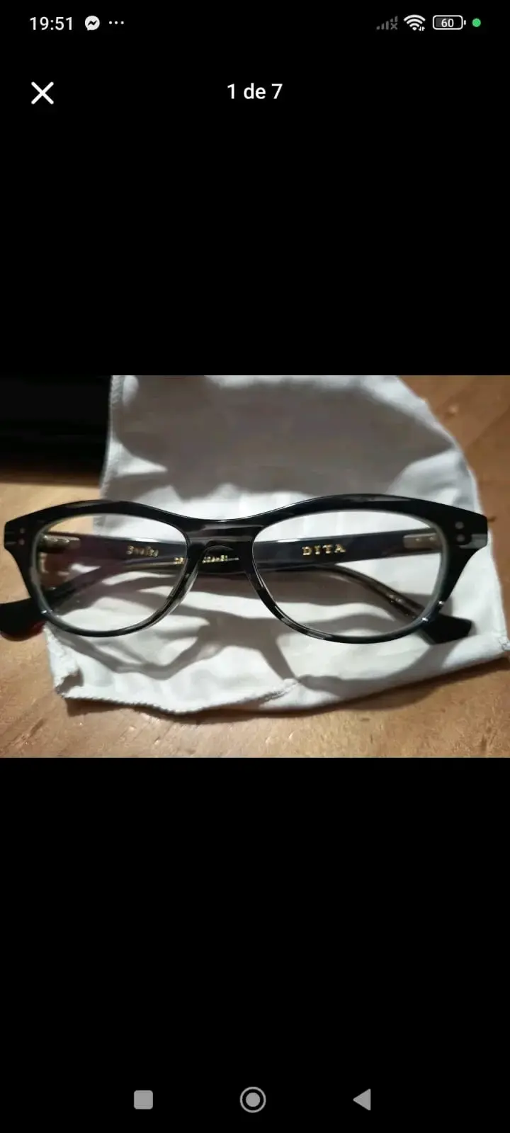 Lentes ópticos Dita negros - 1