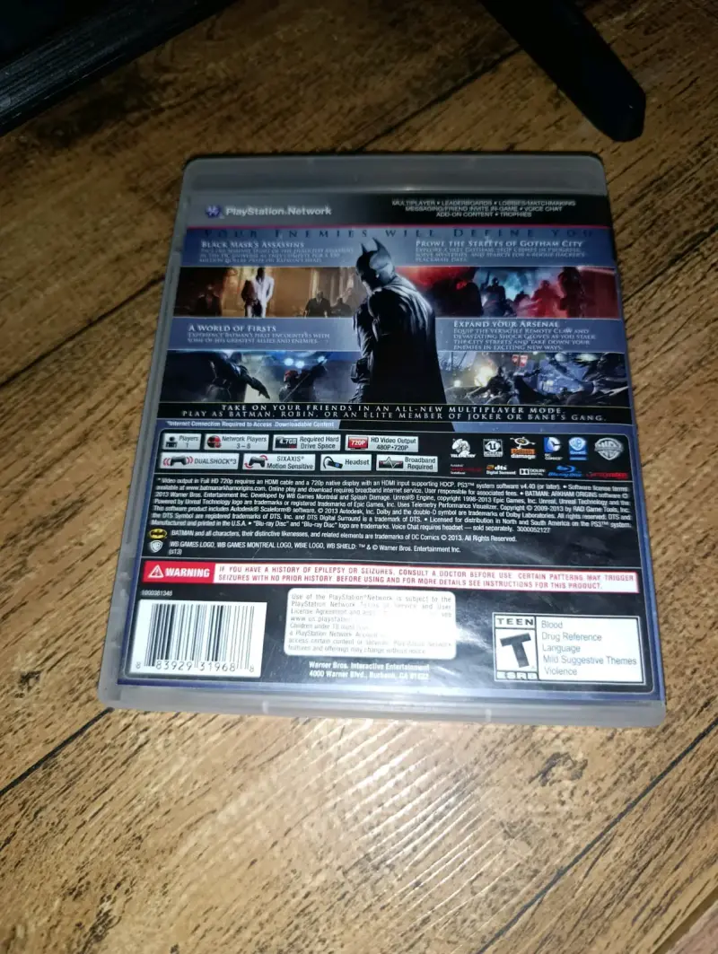 Batman Arkham Origins PS3 Usado - 2