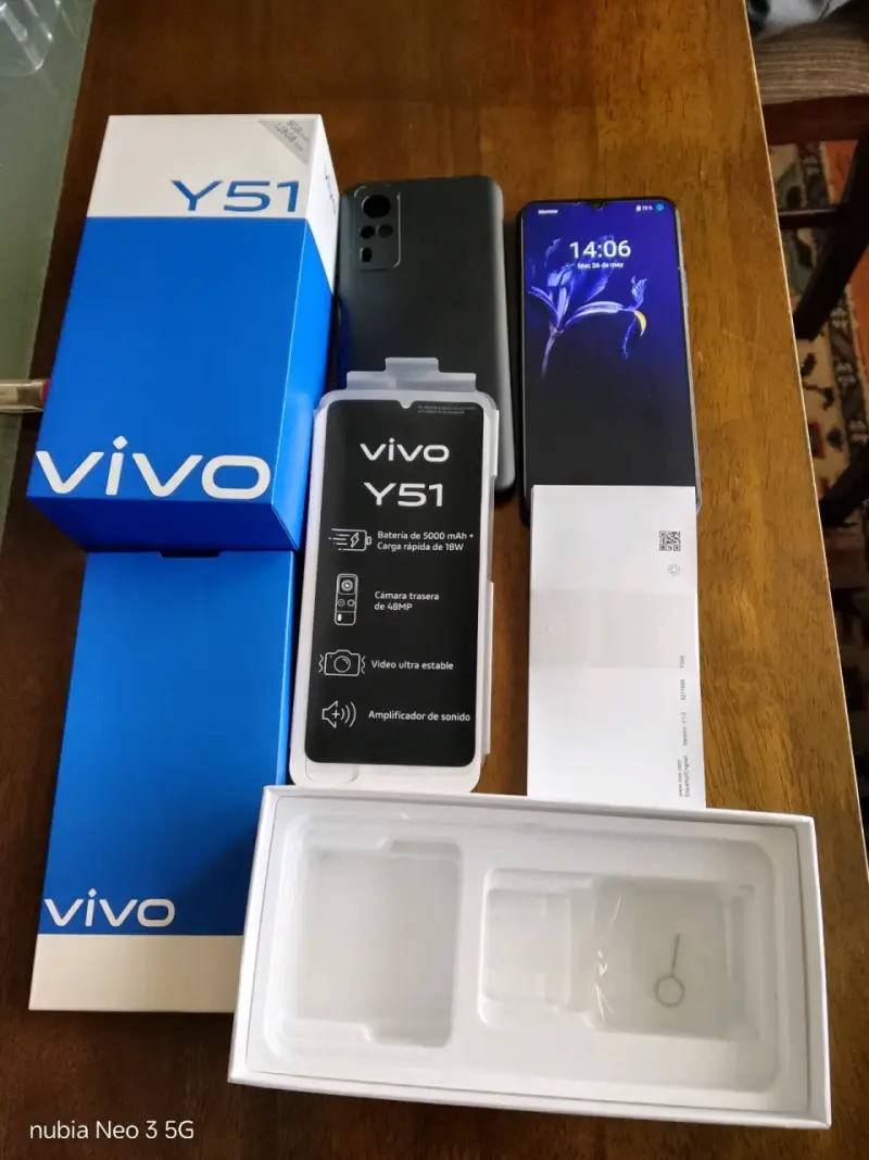 Smartphone Vivo Y51 5G negro - 1