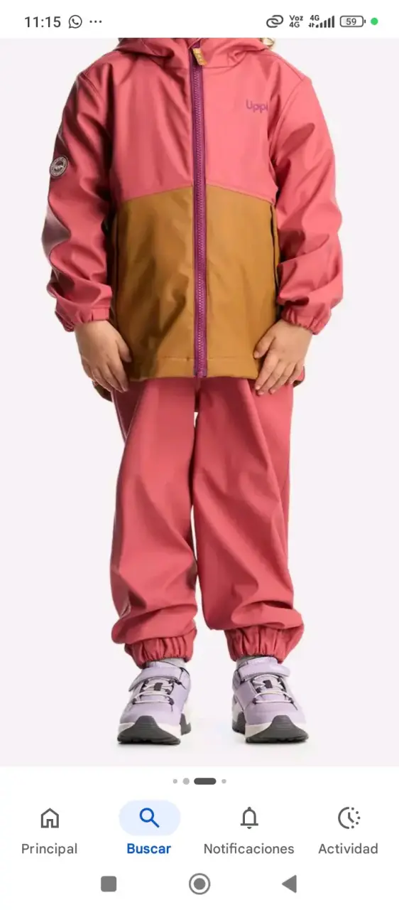 Conjunto impermeable infantil Uppfi
