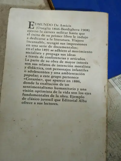 Libro Corazón Edmundo D'Amicis - miniatura 2