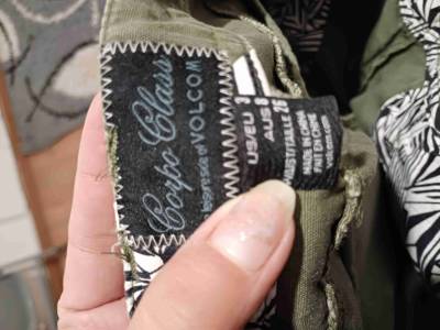 Pantalón verde militar, volcom - miniatura 2