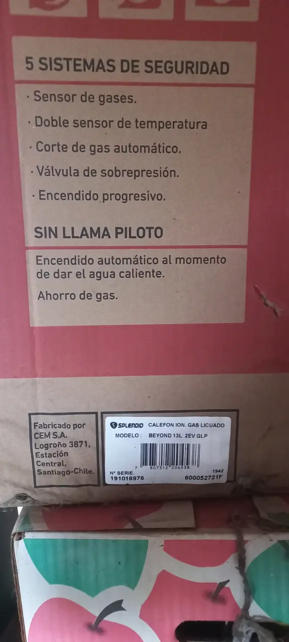 Calefón Sole 13 litros nuevo - 2