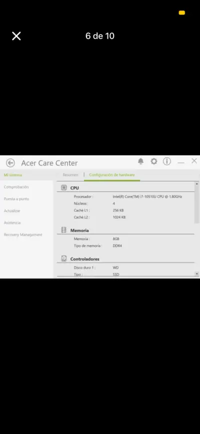 Computador Acer Swift 3 SF314-58G - miniatura 5