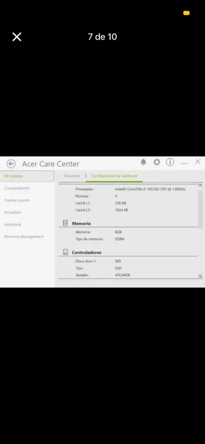 Computador Acer Swift 3 SF314-58G - miniatura 6