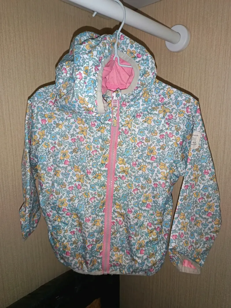 Chaqueta infantil azul bordada - 3