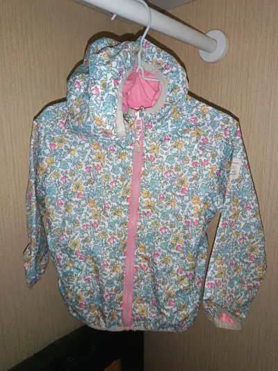 Chaqueta infantil azul bordada - miniatura 3