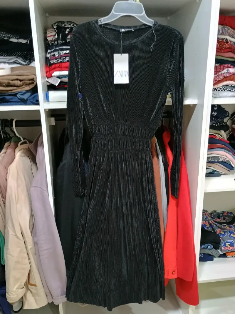 Vestido animal print con etiqueta - 2