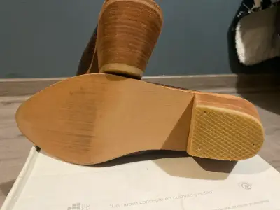 Botines de cuero estilo serpiente - miniatura 4