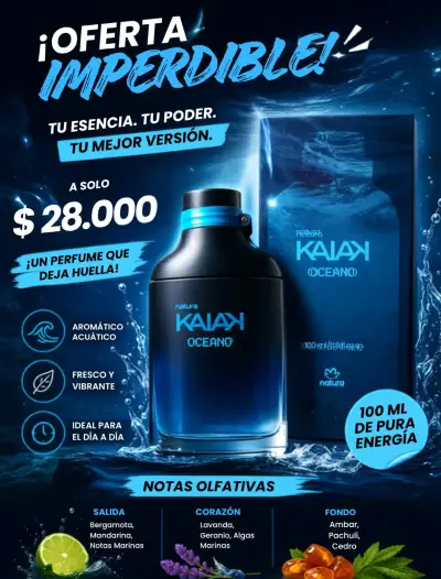 Perfume Natura Kaiak Oceano 100ml - miniatura 1