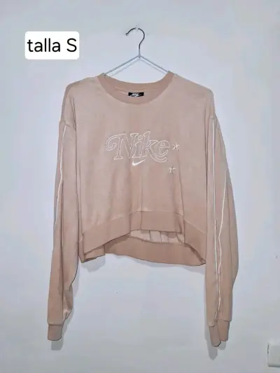 Polerón Nike beige talla S - miniatura 1