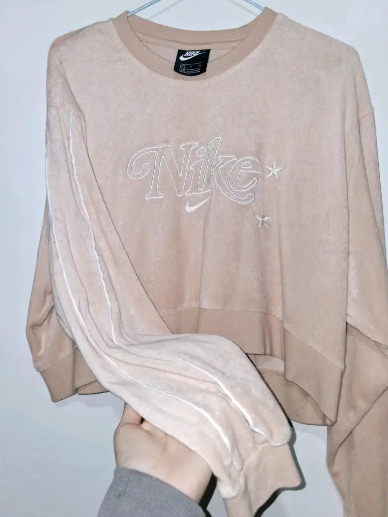 Polerón Nike beige talla S - 4