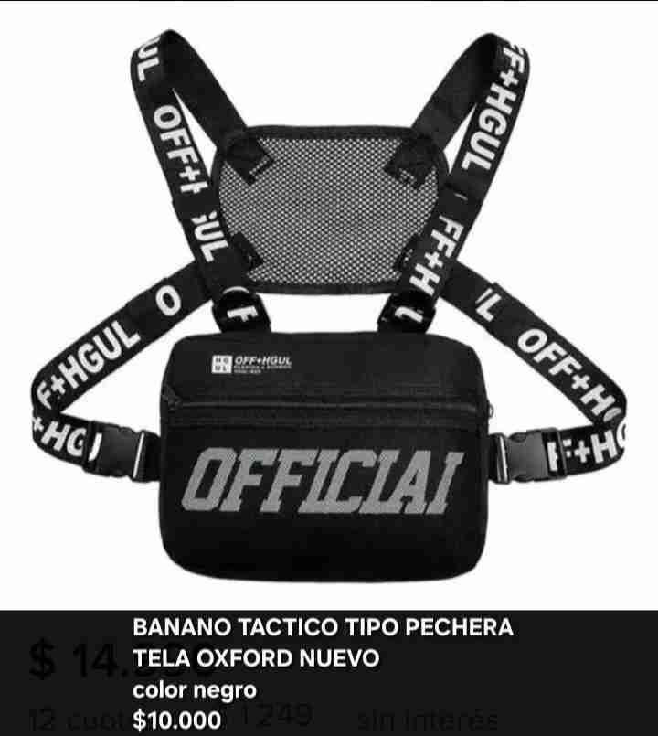 Banano táctico negro nuevo - 1