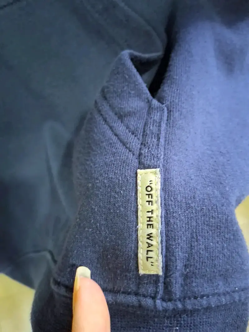 Polerón Vans azul con capucha talla S - 2