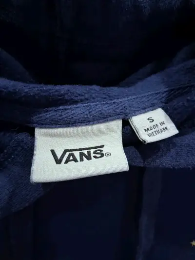 Polerón Vans azul con capucha talla S - miniatura 4