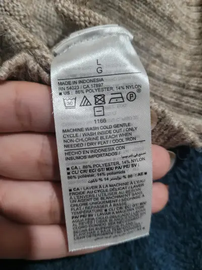 Suéter beige Old Navy - miniatura 3