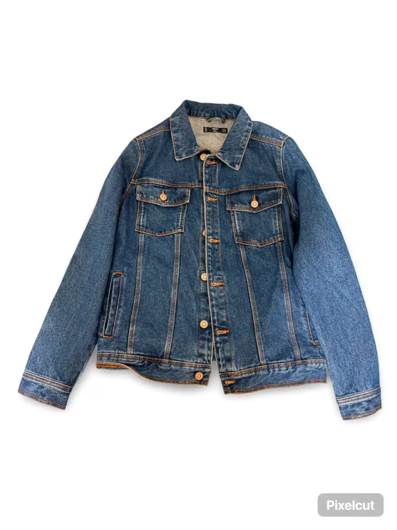 Chaqueta de mezclilla azul - 1