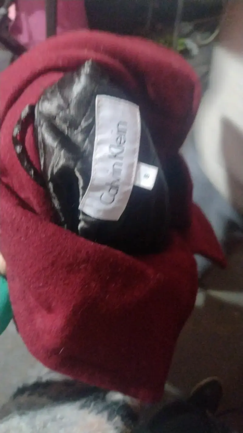 Abrigo rojo de mujer Calvin Klein - 2