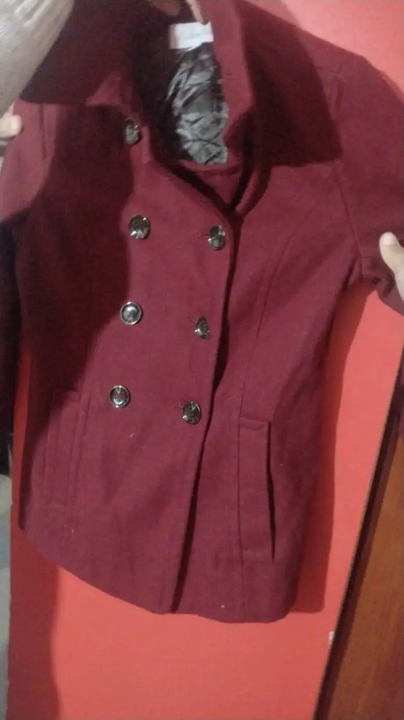 Abrigo rojo de mujer Calvin Klein - 3