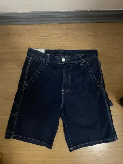 Shorts de jeans azul oscuro talla 30 - miniatura 1