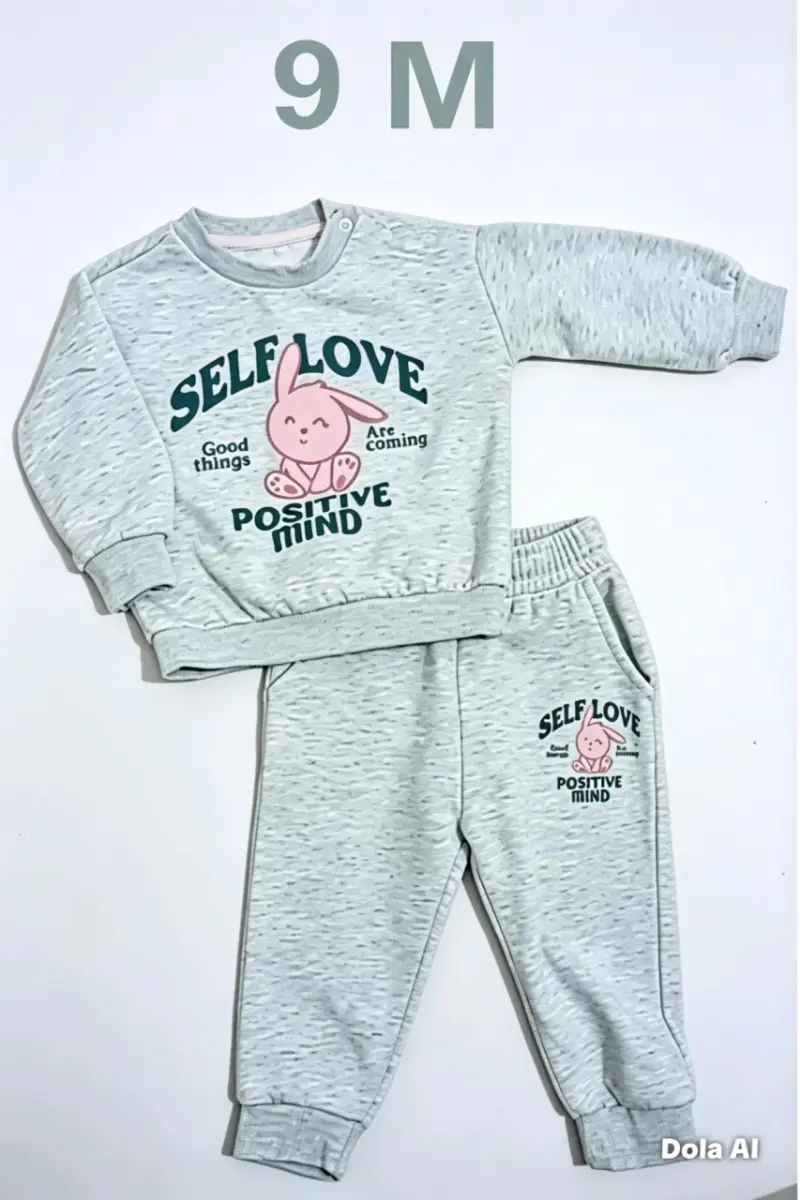 Conjunto de bebé floreado 6M - 2