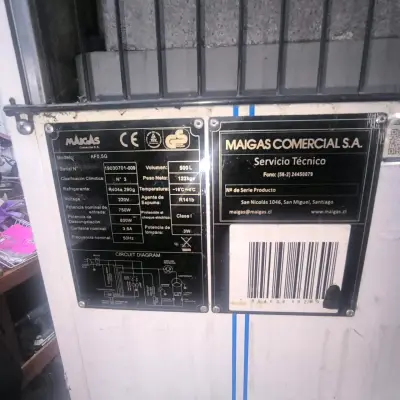 Refrigerador congelador industrial 500 Litros maig - miniatura 5