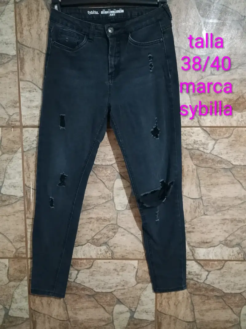 Jeans Levis celestes talla M - 5