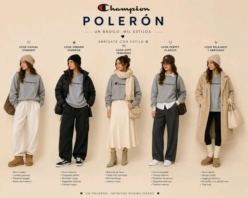 Polerón gris Champion XL - 3