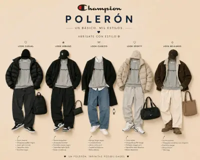 Polerón gris Champion XL - miniatura 4
