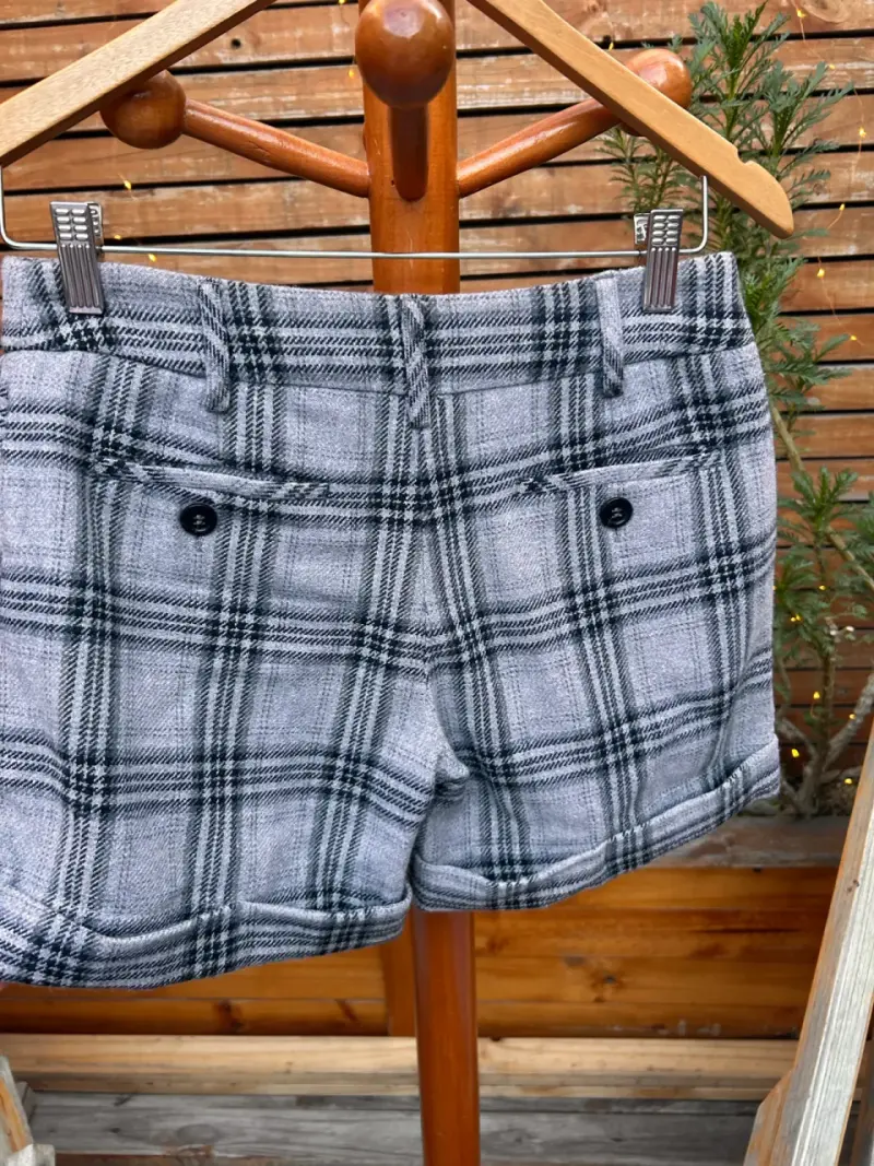 Shorts invierno Mango, mezcla con lana - 2