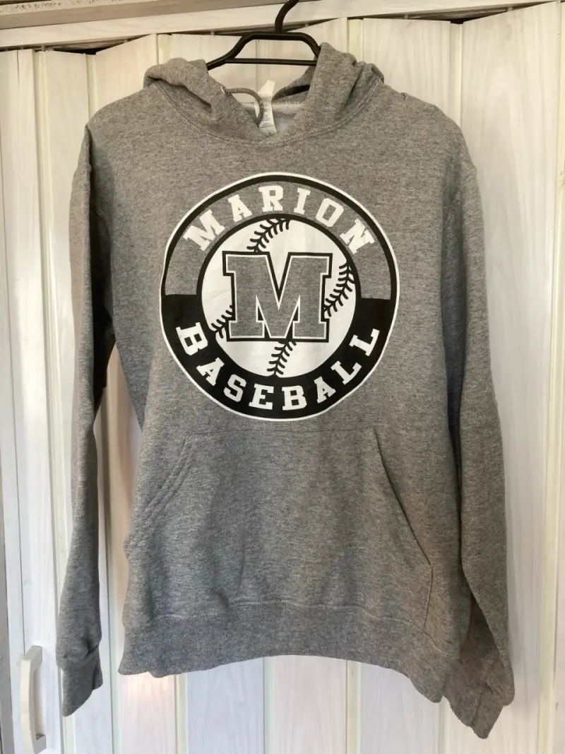 Polerón gris baseball - 1