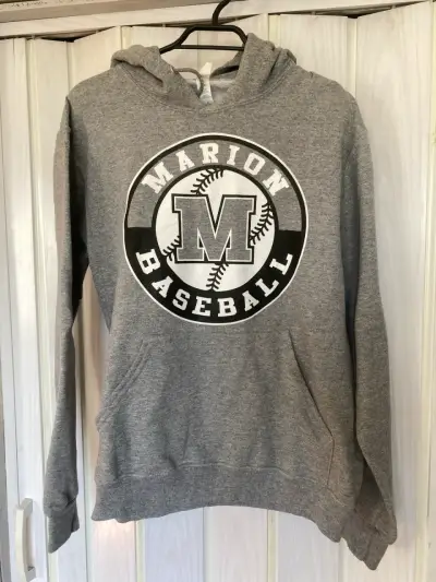 Polerón gris baseball - miniatura 1
