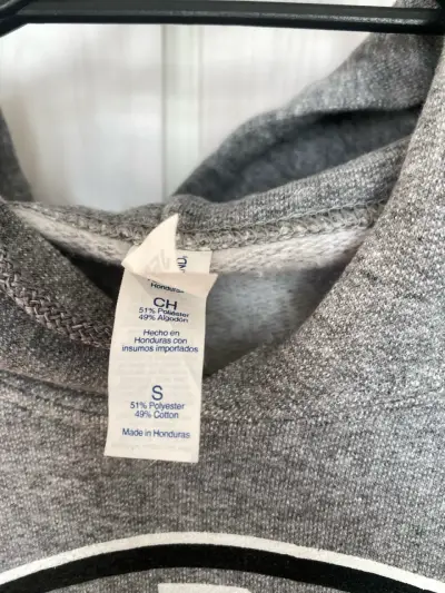Polerón gris baseball - miniatura 2