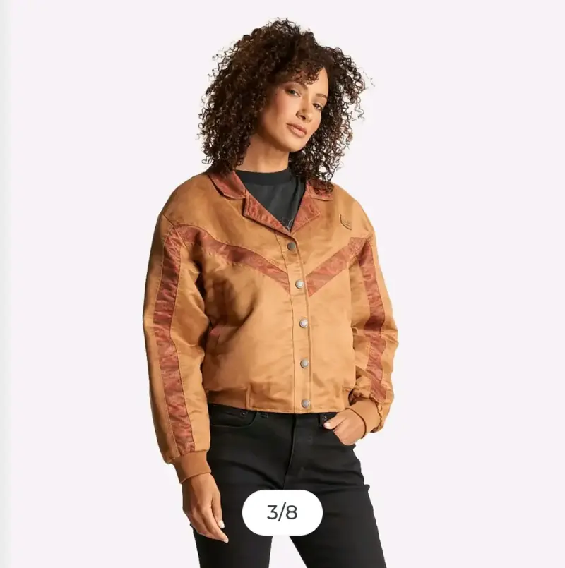 Chaqueta mujer café claro - 2