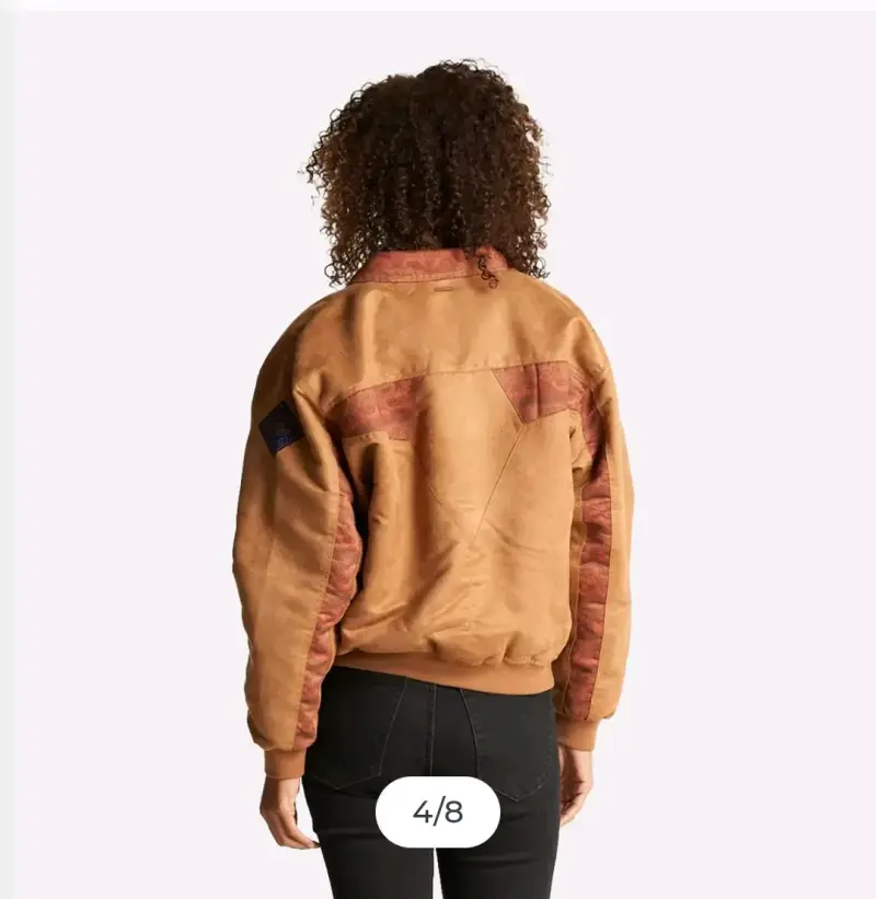 Chaqueta mujer café claro - 3