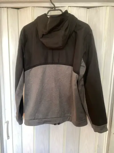 Chaqueta deportiva gris con capucha - miniatura 3
