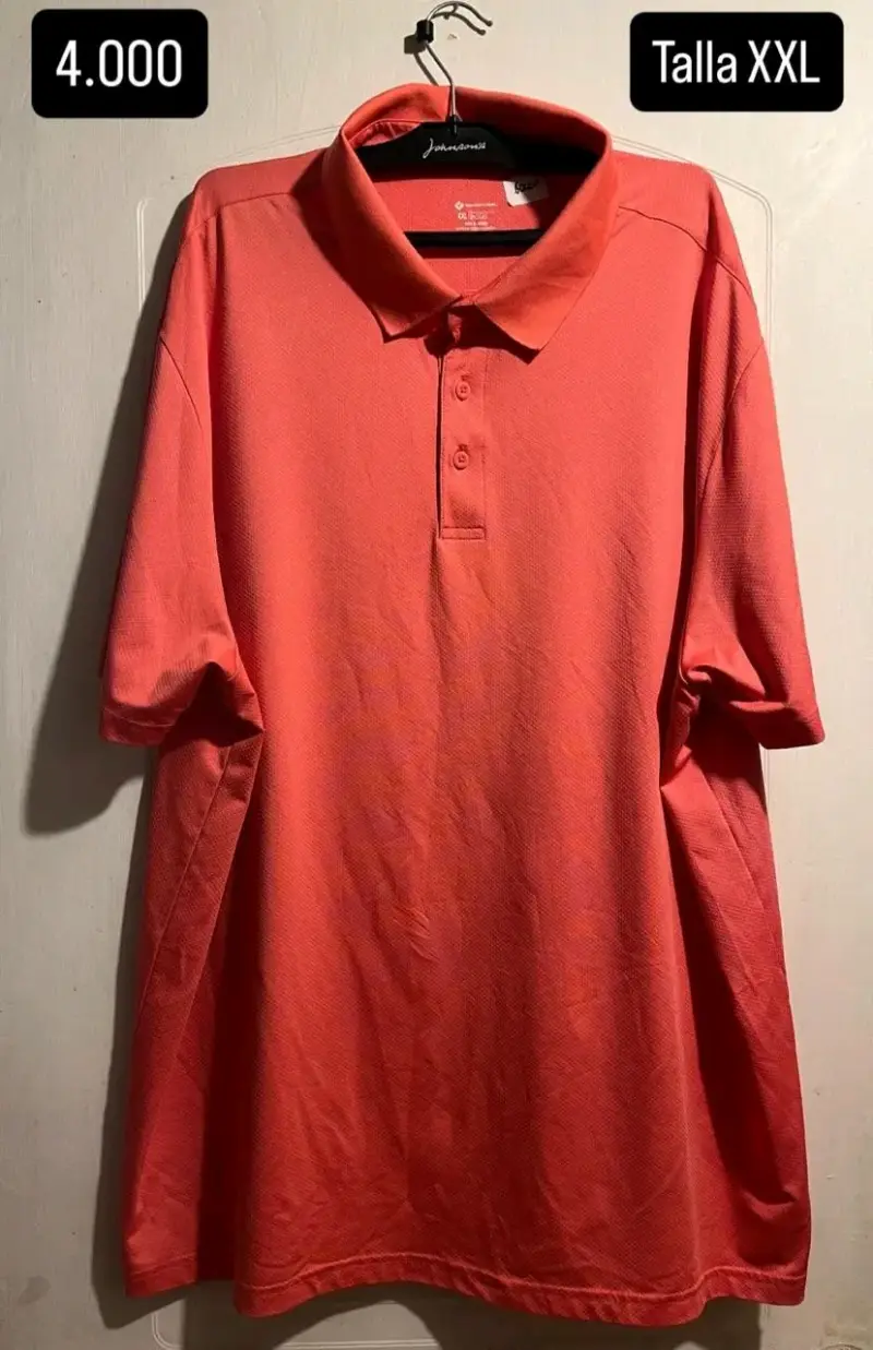 Polera polo roja XXL - 1
