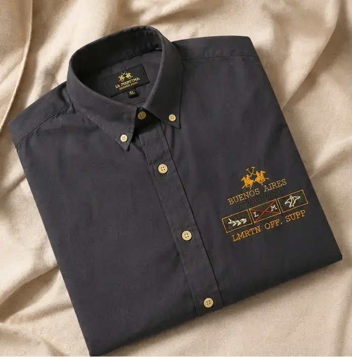 Camisa La Martina gris oscuro - 2