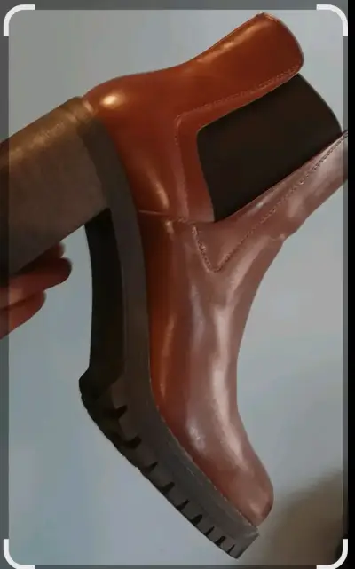 Botines cuero marrón - miniatura 1