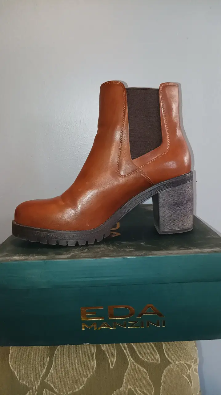 Botines cuero marrón - 2