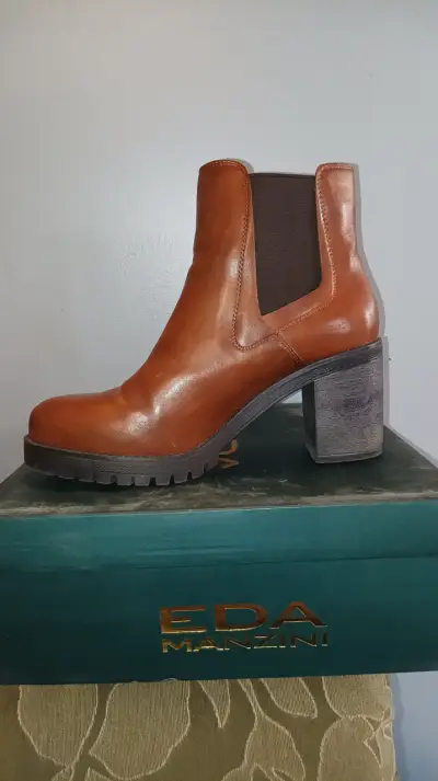 Botines cuero marrón - miniatura 2