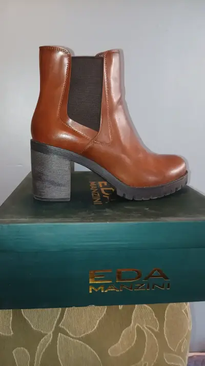 Botines cuero marrón - miniatura 3