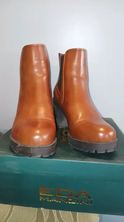 Botines cuero marrón - miniatura 6