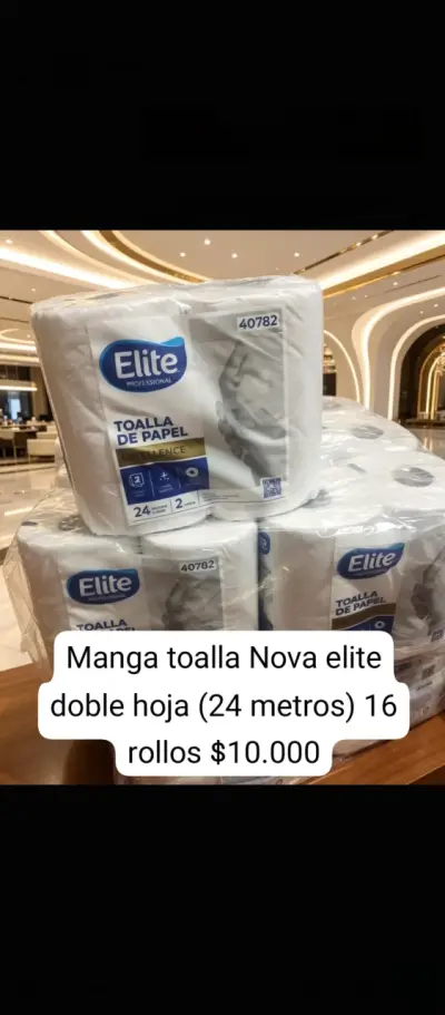 Toallitas húmedas ,,toalla Nova,,papel higiénico - miniatura 2