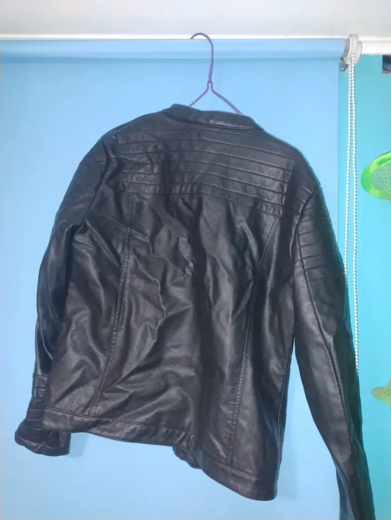 Chaqueta de cuero negra Rolly Go - 2