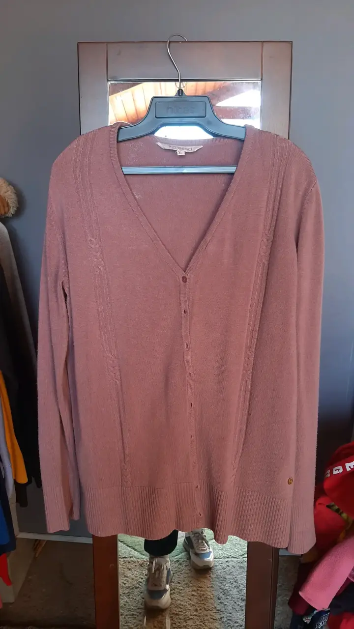 Cardigan rosado Vicuñoso XL