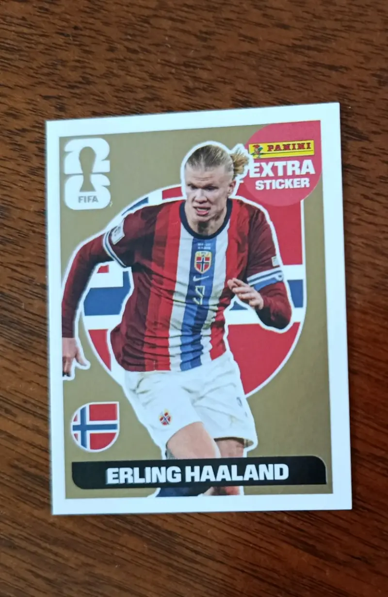 Lámina Erling haaland extra oro