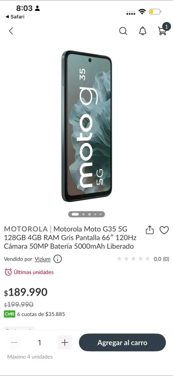 Celular Motorola nuevo - 6