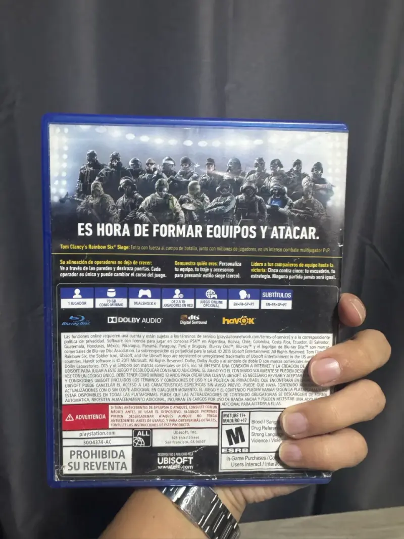 Juego PS4 Rainbow Six Siege - 2